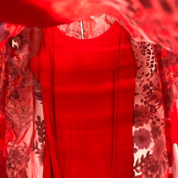 Johnny Was Bobcat Forest Print Shirt Ladies Size XS  NWT - Picture 8 of 10